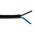 RS PRO 2 Core Power Cable, 0.75 mm², 100m, Black PVC Sheath, 2182Y, 6 A, 300 V
