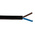 RS PRO 2 Core Power Cable, 1 mm², 100m, Black PVC Sheath, 3182Y, 10 A, 500 V