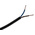 RS PRO 2 Core Power Cable, 0.75 mm², 100m, Black PVC Sheath, 2182Y, 6 A, 300 V