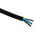 RS PRO 3 Core Power Cable, 0.75 mm², 100m, Black PVC Sheath, 2183Y, 6 A, 300 V