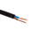 RS PRO 2 Core Power Cable, 0.75 mm², 100m, Black PVC Sheath, 2192Y, 6 A, 300 V