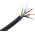 RS PRO 5 Core Power Cable, 1.5 mm², 100m, Black PVC Sheath, 3185Y, 16 A, 300 V, 500 V