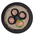 Igus 4 Core Multicore Mains Power Cable, 1.5 mm², 100m, Black PVC Sheath, Power, 21 A, 4 kV