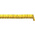 Lapp 3 Core Power Cable, 1.5 mm², 1.5m, Yellow Polyurethane PUR Sheath, Coiled, 750 V