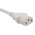 RS PRO IEC C13 Socket to Type G UK Plug Power Cord, 2m