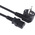 RS PRO IEC C13 Socket to CEE 7/7 Plug Power Cord, 2m