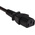 RS PRO IEC C13 Socket to IEC C14 Plug Power Cord, 3m