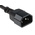 RS PRO IEC C13 Socket to IEC C14 Plug Power Cord, 5m