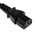 RS PRO IEC C13 Socket to IEC C14 Plug Power Cord, 300mm
