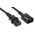RS PRO IEC C13 Socket to IEC C14 Plug Power Cord, 10m