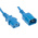 RS PRO IEC C13 Socket to IEC C14 Plug Power Cord, 1.5m