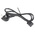 RS PRO IEC C13 Socket to Type G UK Plug Power Cord, 1m