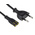 RS PRO IEC C7 Socket to Type C Europlug Plug Power Cord, 0.5m