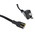 RS PRO IEC C7 Socket to Type A US Plug Plug Power Cord, 1.8m