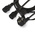 StarTech.com Right Angle CEE 7/7 Plug to Straight IEC C13 Socket Power Cord, 2m