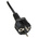 StarTech.com Right Angle CEE 7/7 Plug to Straight IEC C5 Socket Power Cord, 2m