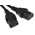 RS PRO IEC C13 x 2 Socket to CEE 7/7 Plug Power Cord, 2.4m