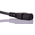 RS PRO Straight IEC C13 Socket to Right Angle CEE 7/7 Plug Power Cord, 2.5m