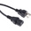 RS PRO IEC C13 Socket to Type B US Plug Plug Power Cord, 2.5m