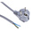 RS PRO CEE 7/7 Plug to Unterminated Power Cord, 2.5m