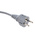 RS PRO IEC C5 Socket to CEE 7/7 Plug Power Cord, 1.5m