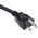 RS PRO IEC C13 Socket to Type B US Plug Plug Power Cord, 2m