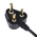 RS PRO IEC C13 Socket to Type M South African Plug Power Cord, 2m