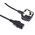 RS PRO IEC C13 Socket to Type G UK Plug Power Cord, 10m