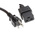 RS PRO IEC C19 Socket to Type B Japanese Plug Power Cord, 2m