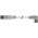 RS PRO Right Angle Female 4 way M8 to Straight Male 4 way M12 Sensor Actuator Cable, 2m