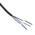 Omron Right Angle Female 4 way M12 to Unterminated Sensor Actuator Cable, 5m