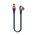 Lumberg Automation Right Angle Female 4 way M12 to Straight Male 4 way M12 Sensor Actuator Cable, 5m