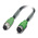 Phoenix Contact Straight Male 4 way M12 to Straight Female 4 way M12 Sensor Actuator Cable, 1.5m