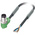 Phoenix Contact Right Angle Male 5 way M12 to Sensor Actuator Cable, 3m