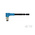 TE Connectivity Right Angle Male 3 way M8 to Unterminated Sensor Actuator Cable, 500mm
