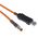 Sick Straight Male 4 way M8 to Male USB A Sensor Actuator Cable, 2m