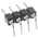 Preci-Dip Right Angle Through Hole Pin Header, 4 Contact(s), 2.54mm Pitch, 1 Row(s), Unshrouded