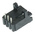 TE Connectivity AMPMODU MTE Series Right Angle Through Hole PCB Header, 3 Contact(s), 2.54mm Pitch, 1 Row(s), Shrouded