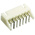 JST XH Series Right Angle Through Hole PCB Header, 7 Contact(s), 2.5mm Pitch, 1 Row(s), Shrouded