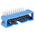 TE Connectivity AMP-LATCH Series Right Angle Through Hole PCB Header, 20 Contact(s), 2.54mm Pitch, 2 Row(s), Shrouded