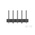 TE Connectivity AMPMODU Series Straight Surface Mount Pin Header, 4 Contact(s), 2.0mm Pitch, 1 Row(s), Unshrouded