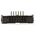 Amphenol T816 Series Right Angle Through Hole PCB Header, 12 Contact(s), 2.54mm Pitch, 2 Row(s), Shrouded