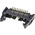 Amphenol T816 Series Right Angle Through Hole PCB Header, 20 Contact(s), 2.54mm Pitch, 2 Row(s), Shrouded