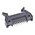 Hirose HIF3C Series Straight Through Hole PCB Header, 16 Contact(s), 2.54mm Pitch, 2 Row(s), Shrouded