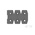 TE Connectivity AMPMODU Series Straight Through Hole Pin Header, 8 Contact(s), 2.0mm Pitch, 2 Row(s), Unshrouded