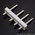 JST V Series Top Entry Through Hole Pin Header, 4 Contact(s), 5.0mm Pitch, 1 Row(s), Unshrouded