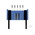 TE Connectivity AMP-LATCH Series Straight Through Hole PCB Header, 10 Contact(s), 2.54mm Pitch, 2 Row(s), Shrouded