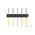 TE Connectivity AMPMODU Series Straight Through Hole Pin Header, 5 Contact(s), 2.0mm Pitch, 1 Row(s), Unshrouded