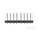 TE Connectivity AMPMODU Series Straight Surface Mount Pin Header, 14 Contact(s), 2.0mm Pitch, 2 Row(s), Unshrouded