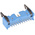 TE Connectivity AMP-LATCH Series Straight Through Hole PCB Header, 20 Contact(s), 2.54mm Pitch, 2 Row(s), Shrouded